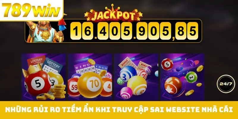 Những rủi ro tiềm ẩn khi truy cập sai website nhà cái