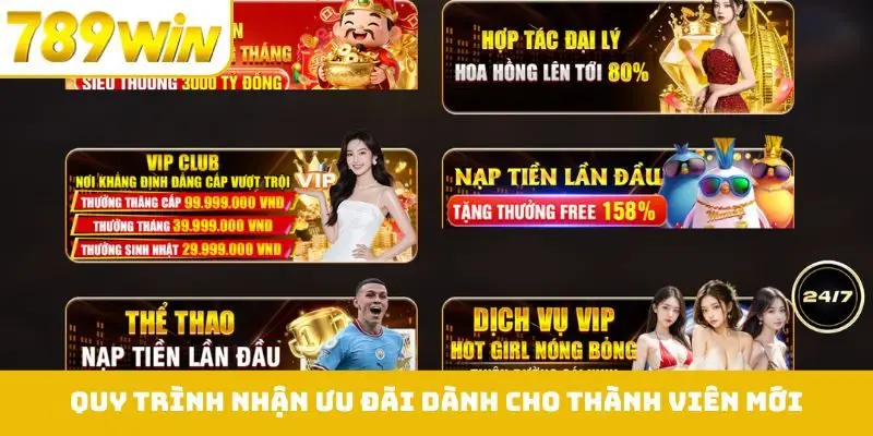 Quy trình nhận ưu đãi dành cho thành viên mới